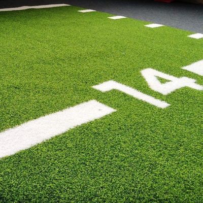 Πράσινο 15mm ύψος στοίβας τεχνητό γρασίδι χαλί για εμπορικό γυμναστήριο προσαρμοσμένο πάτωμα