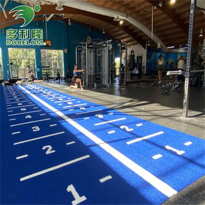 Αναβαθμίστε την προπόνησή σας με το Dorelom Green Artificial Grass Gym Floor Mat και το sled track