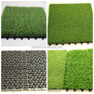 Τεχνικά πλακάκια χόρτου 30x30cm 3cm High Haystack Green Κατάλληλο για εσωτερικά και εξωτερικά