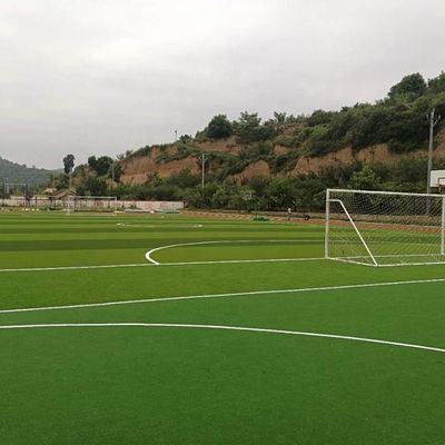 20 ράμματα/μέτρο 55 mm Τεχνητό γκαζόν για γήπεδο ποδοσφαίρου Συνθετικό γρασίδι