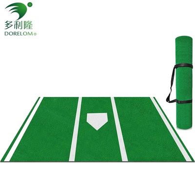 Μονόπλασμα PE PP Κουροειδή ίνες Baseball Batting Pad Κουσούνι Τεχνητό χαλί χόρτου