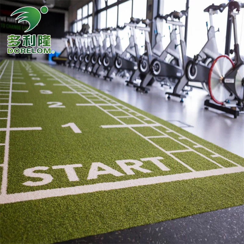 Αναβαθμίστε την προπόνησή σας με το Dorelom Green Artificial Grass Gym Floor Mat και το sled track